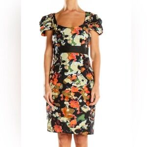 Anthropologie Moulinette Soeurs Pittore Dress Size‎ 6 Floral Wedding Guest